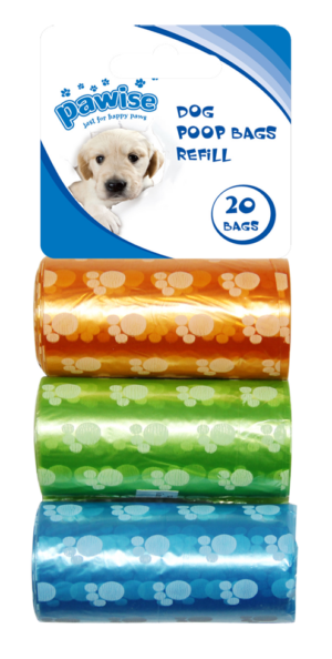 Pawise Refill Poop Bag 3-Pack - Navul Poepzakjes