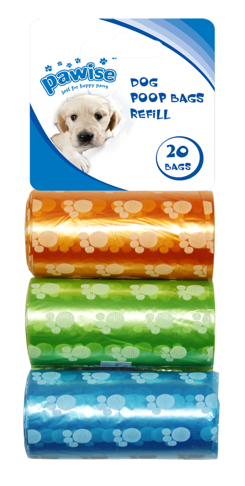 Pawise Refill Poop Bag 3-Pack - Navul Poepzakjes
