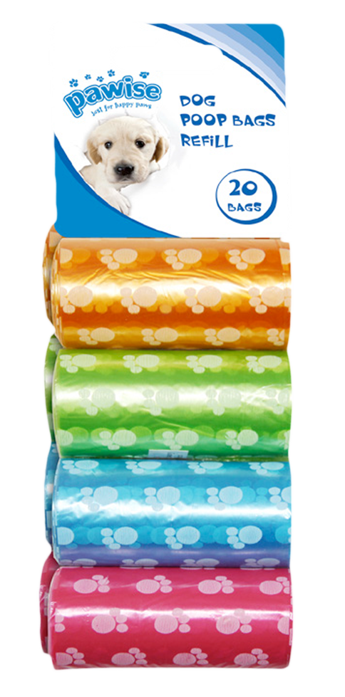 Pawise Refill Poop Bag 8-pack - Navul Poepzakjes