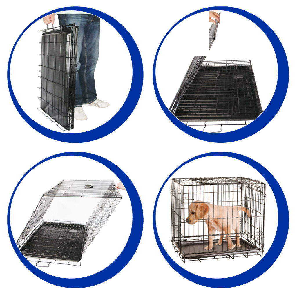 Pawise Wire Dog Crate XXL - 122 x 76 x 84 cm - afbeelding 1
