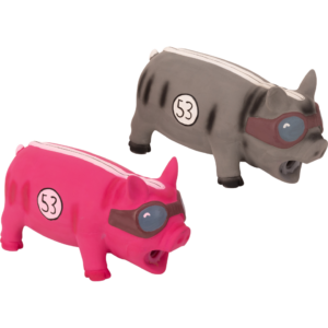 Pawise Latex Pig Boss - Knorrend Varkentje voor Honden