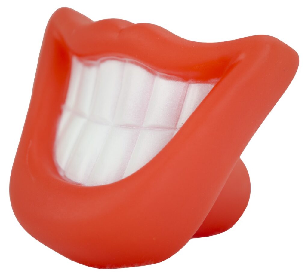 Pawise Funny Face Big Tooth Speeltje voor Honden - afbeelding 2