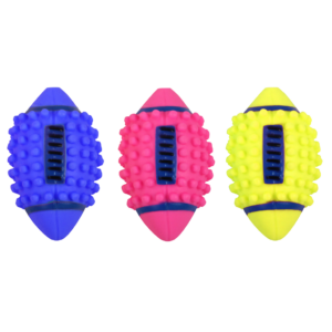 Pawise Vinyl Spiky Football 12,5 cm - Speelgoed voor Honden