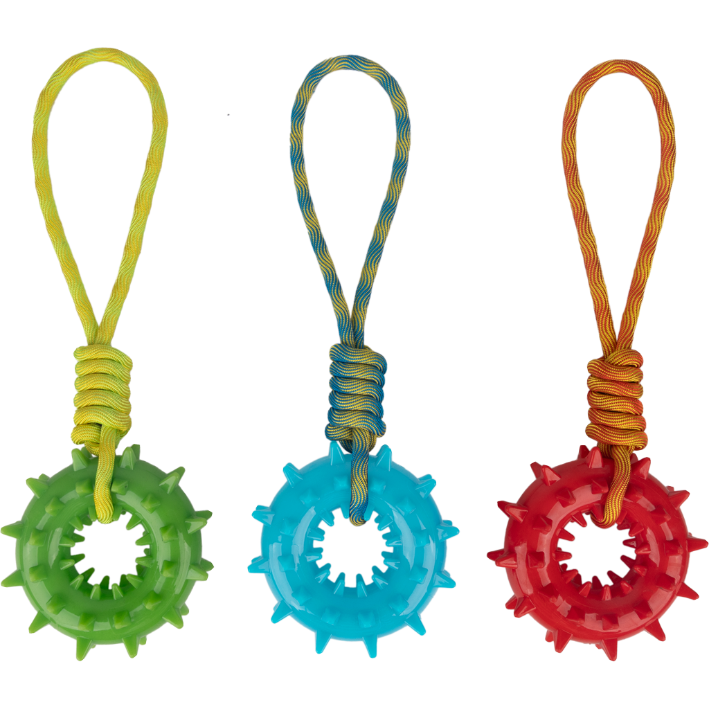 Pawise Play-N-Tug Ring met Handvat - Speelgoed voor Honden