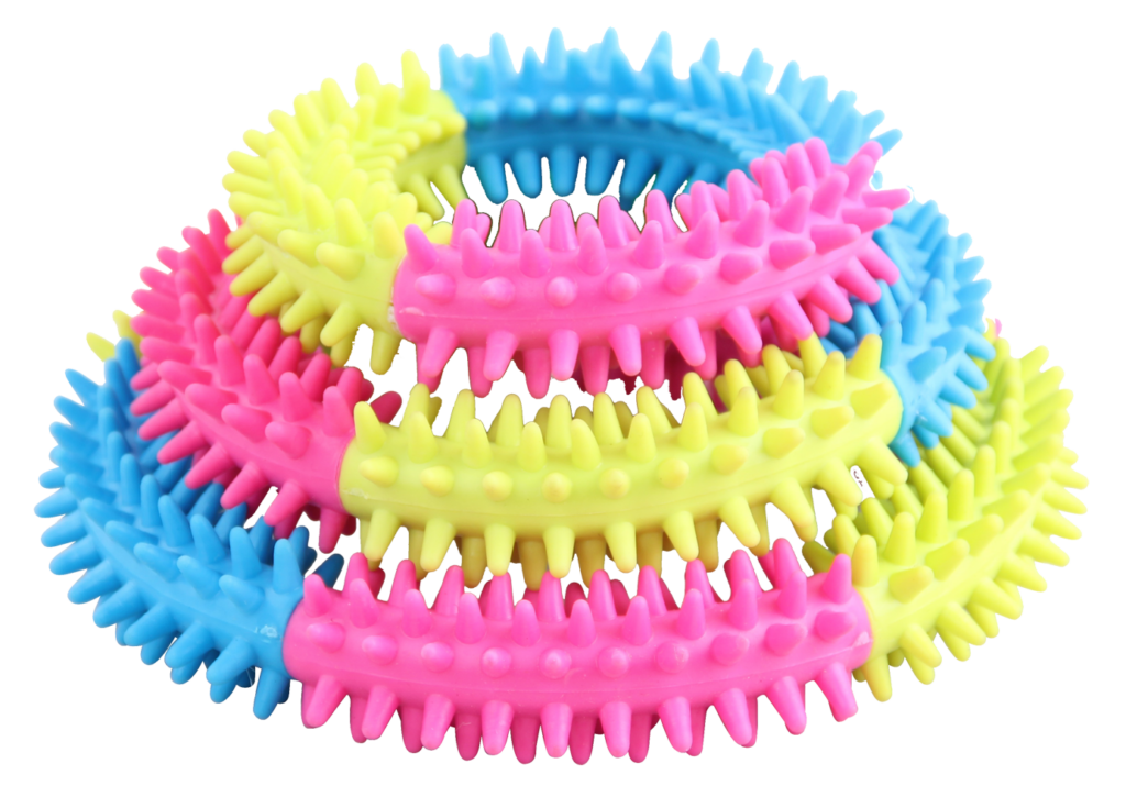 Pawise Rainbow World Ring S - Speelgoed voor Honden - afbeelding 2