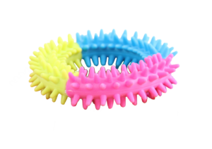Pawise Rainbow World Ring M - Speelgoed voor Honden
