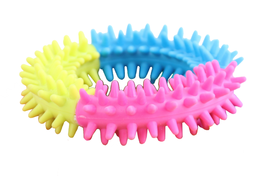 Pawise Rainbow World Ring L - Speelgoed voor honden - afbeelding 1