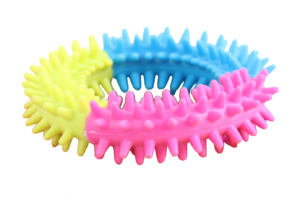 Pawise Rainbow World Ring L - Speelgoed voor honden