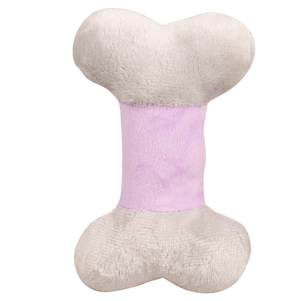 Pawise Puppy Life Bone - Zachte knuffel in botvorm voor puppy's - afbeelding 1