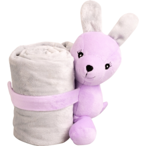 Pawise Puppy Life Dekentje met Knuffel - Blauw of Paars