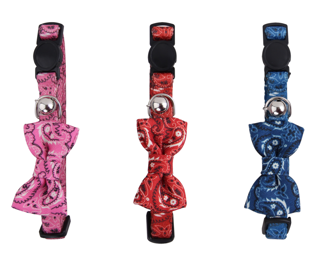 Pawise Cat Collar With Bowknot Rood - Schattig en stijlvol voor uw kat - afbeelding 2