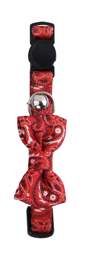 Pawise Cat Collar With Bowknot Rood - Schattig en stijlvol voor uw kat