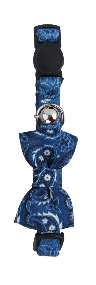 Pawise Cat Collar With Bowknot Blauw - afbeelding 1
