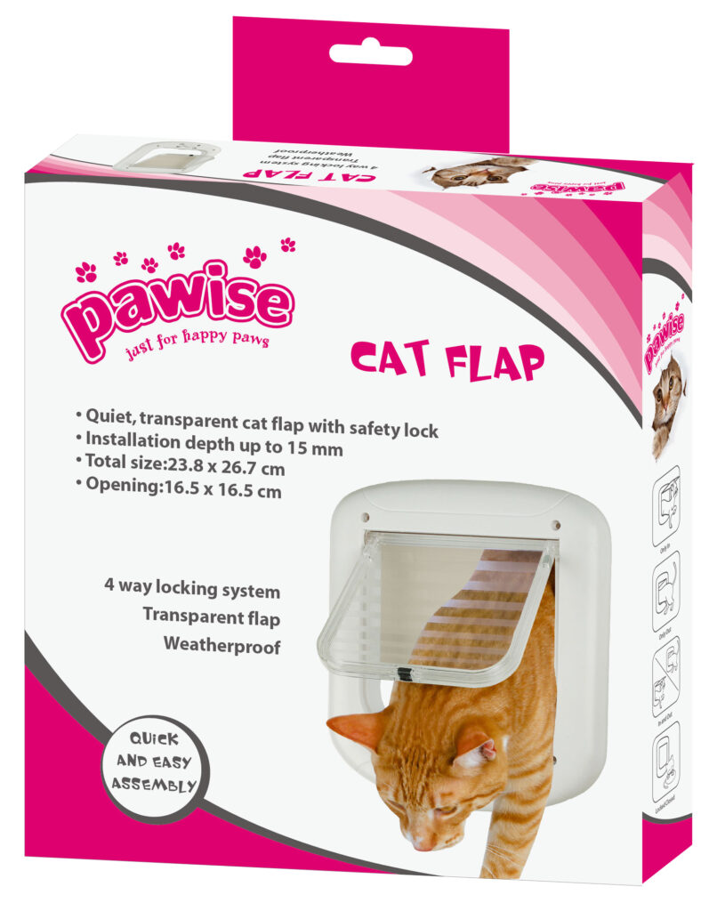 Pawise Kattenluik - Snel te monteren met 4 standen - afbeelding 1
