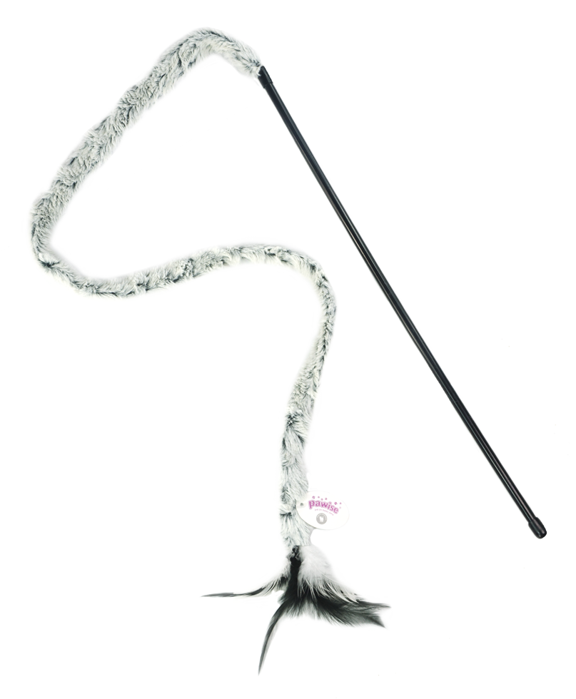 Pawise Cat Teaser Plush Tail - Speelgoed voor Katten - afbeelding 2