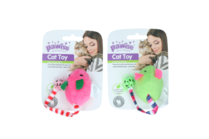 Pawise Knuffelmuisje met Catnip 16 cm Assorti