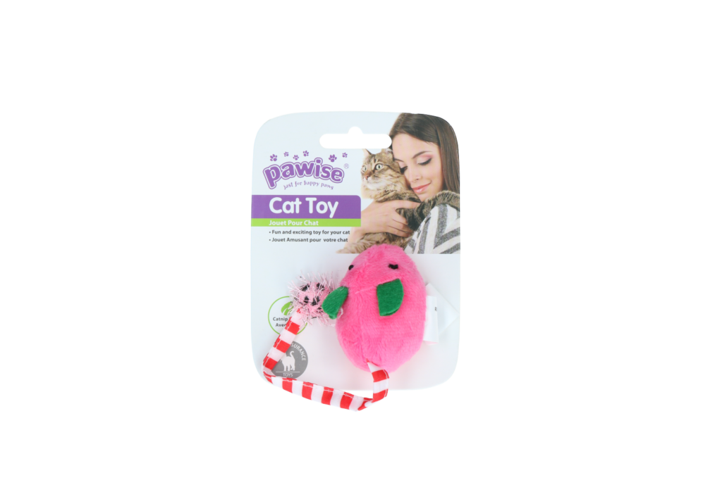 Pawise Knuffelmuisje met Catnip 16 cm Assorti - afbeelding 3