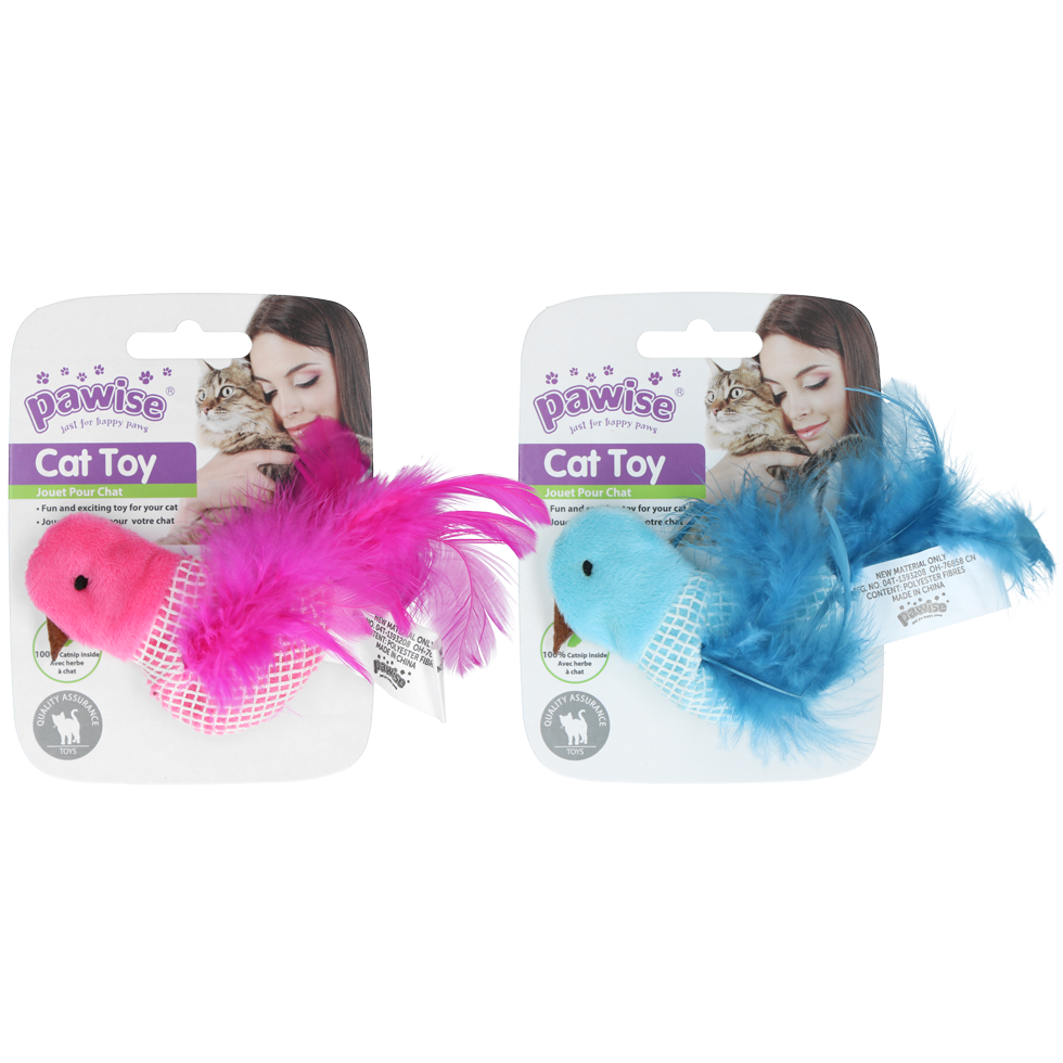 Pawise 100% Catnip Toy Vogel - Speelgoed voor Katten - afbeelding 1