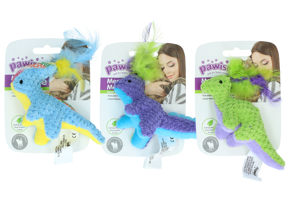 Pawise Meow Meow Life Dinosaurus Speelgoed Knuffeltje - afbeelding 1