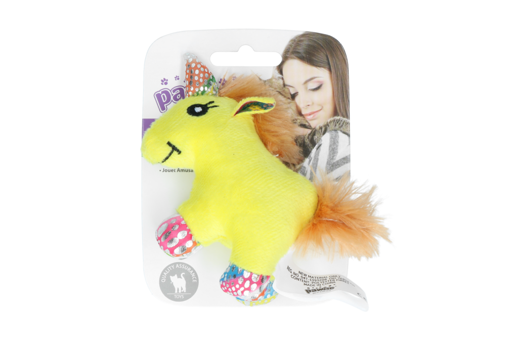 Pawise Meow Meow Life Unicorn Knuffeltje 12 x 8 cm - afbeelding 2