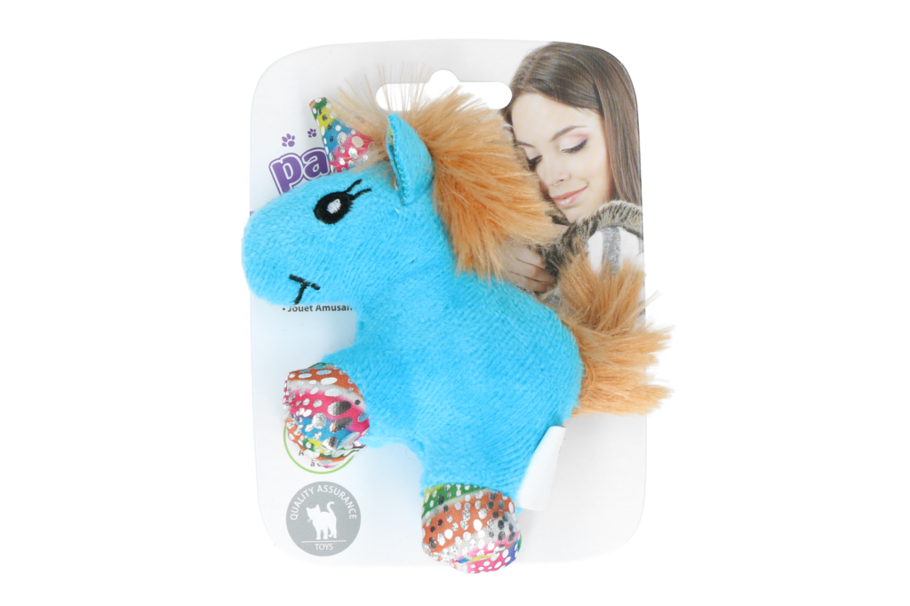Pawise Meow Meow Life Unicorn Knuffeltje 12 x 8 cm - afbeelding 3