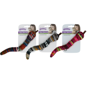 Pawise Wool-Wool life Slang 23 cm, Muis 17 cm, Eivormig balletje 14 cm, Balletje 5 cm