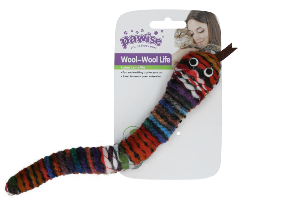 Pawise Wool-Wool life Slang 23 cm, Muis 17 cm, Eivormig balletje 14 cm, Balletje 5 cm - afbeelding 3