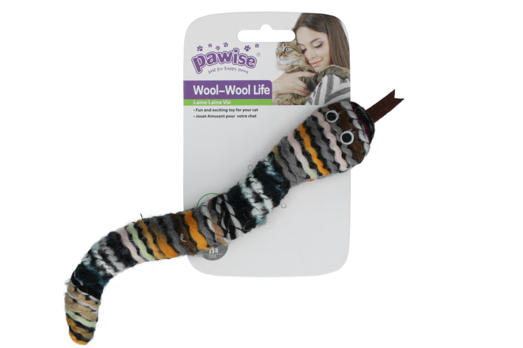Pawise Wool-Wool life Slang 23 cm, Muis 17 cm, Eivormig balletje 14 cm, Balletje 5 cm - afbeelding 2