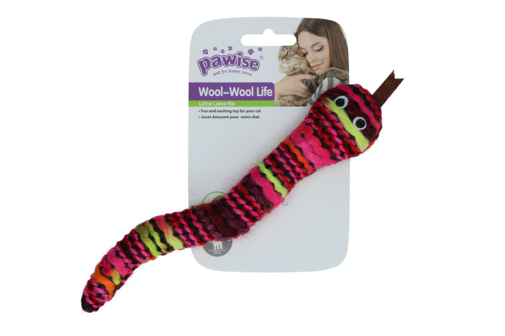 Pawise Wool-Wool life Slang 23 cm, Muis 17 cm, Eivormig balletje 14 cm, Balletje 5 cm - afbeelding 4