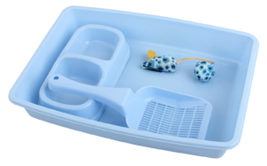 Pawise Kitten Starter Set Blauw - Complete set voor jouw kitten
