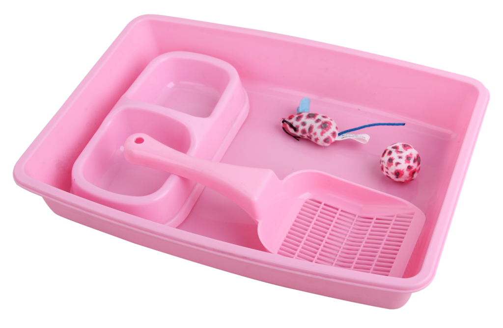 Pawise Kitten Starter Set Roze - Complete Set voor Jouw Kitten - afbeelding 1