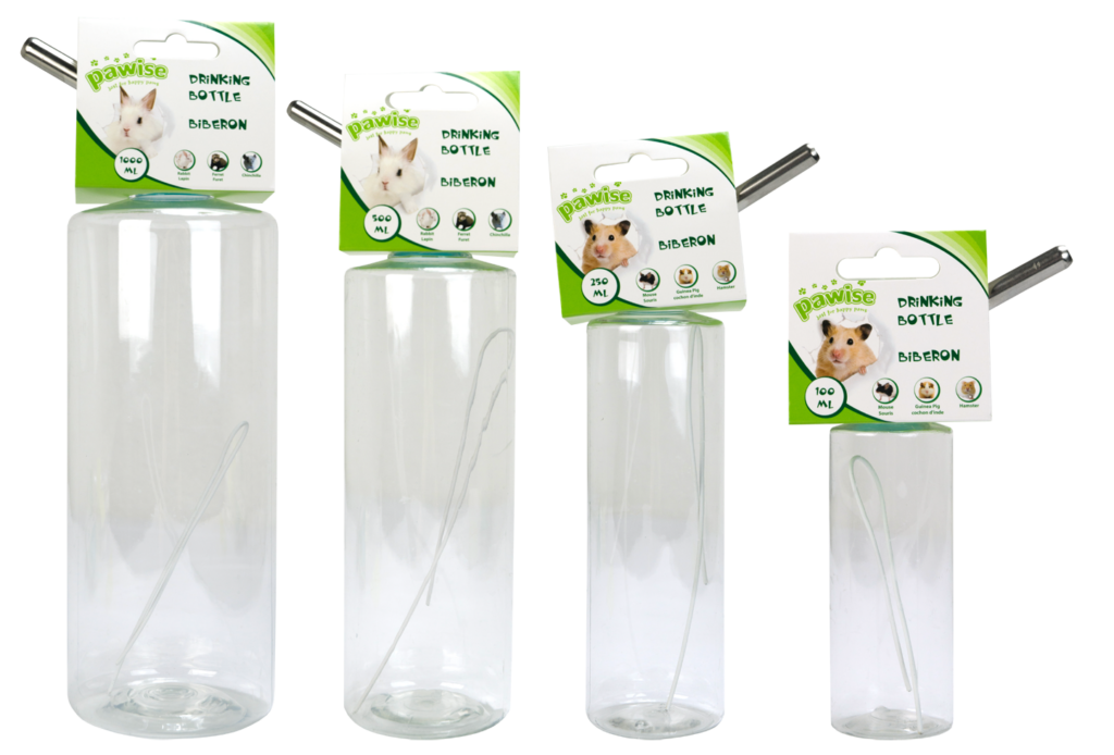 Pawise Drink Bottle XL 1000 ml voor konijnen en fretten - afbeelding 3