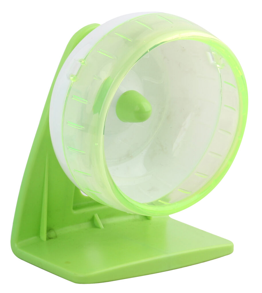 Pawise Silent Spinner Wheel 12cm voor kleine knaagdieren - afbeelding 2
