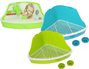 Pawise Litter Pan L voor Knaagdieren - 41.5 x 29 x 20 cm