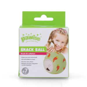 Pawise Snack Ball 7 cm - Speelbal voor kleine huisdieren