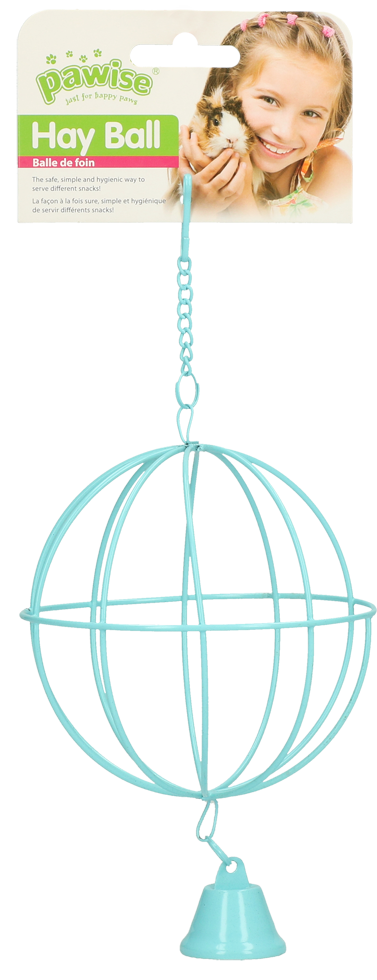 Pawise Hay Ball voor Knaagdieren - Ø 10 cm - Assorti Kleur - afbeelding 1
