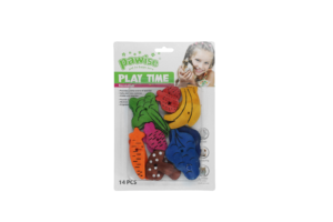 Pawise Play Time Houten Speelgoed voor Kleine Dieren - 18 Stuks
