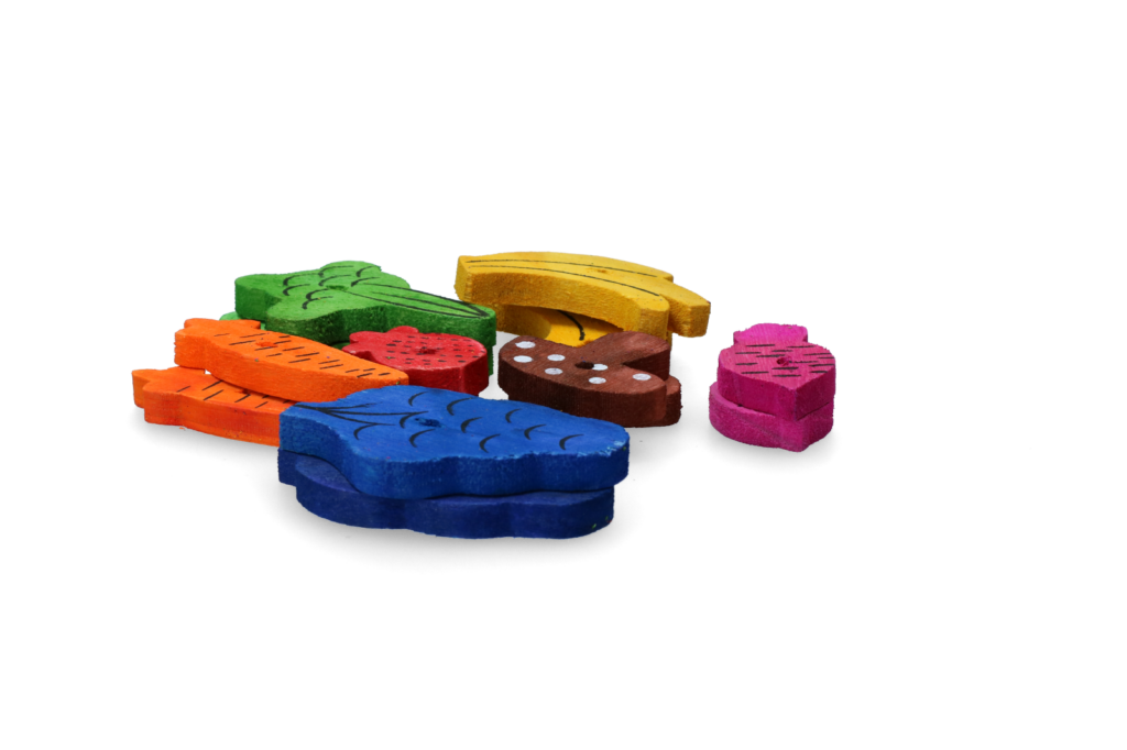 Pawise Play Time Houten Speelgoed voor Kleine Dieren - 18 Stuks - afbeelding 2
