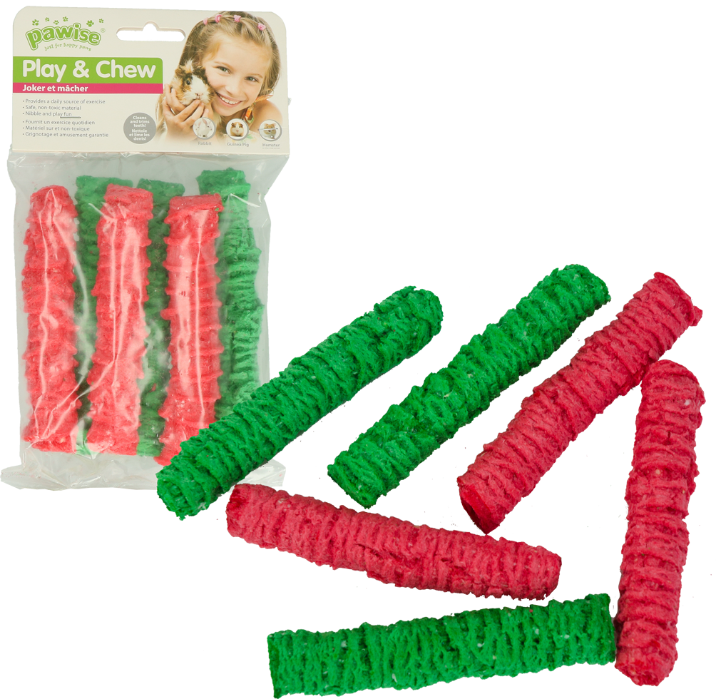 Pawise Play & Chew Pops L - Heerlijke knabbelpops voor knaagdieren - afbeelding 2