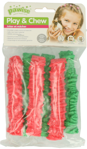 Pawise Play & Chew Pops L - Heerlijke knabbelpops voor knaagdieren