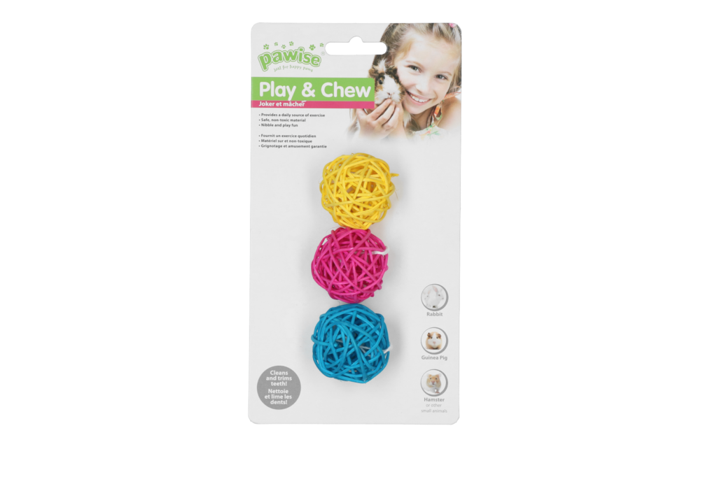 Pawise Play & Chew Balls - Speelgoed voor Knaagdieren - afbeelding 1