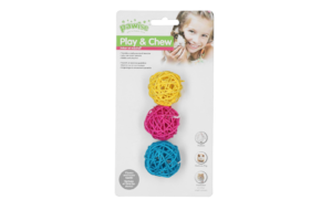 Pawise Play & Chew Balls - Speelgoed voor Knaagdieren