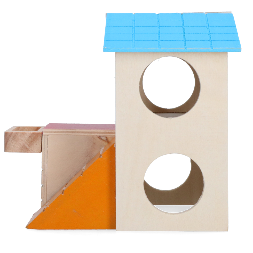Pawise 2 Story Play House voor kleine knaagdieren - afbeelding 3