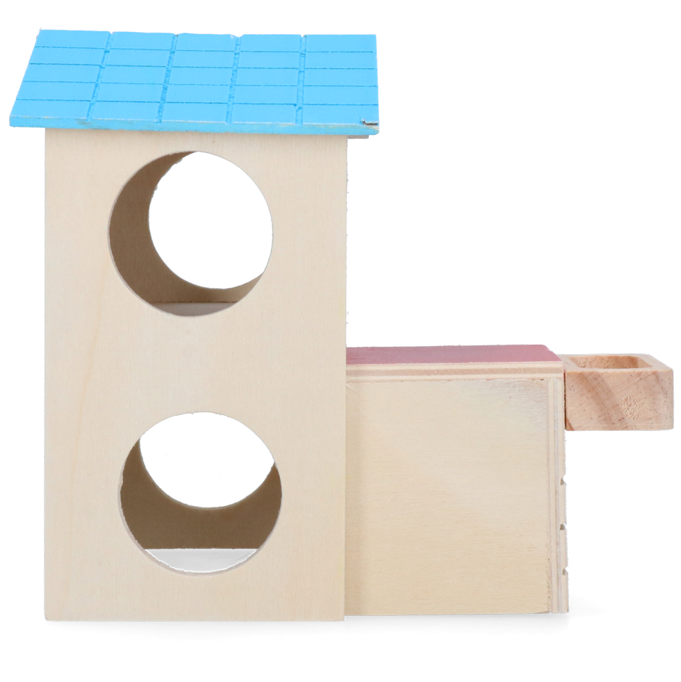 Pawise 2 Story Play House voor kleine knaagdieren - afbeelding 4