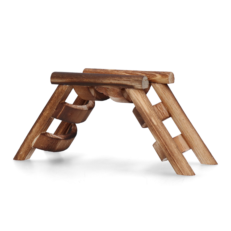 Pawise WD Ladder Toy - Houten Speelgoed voor Hamsters - afbeelding 2