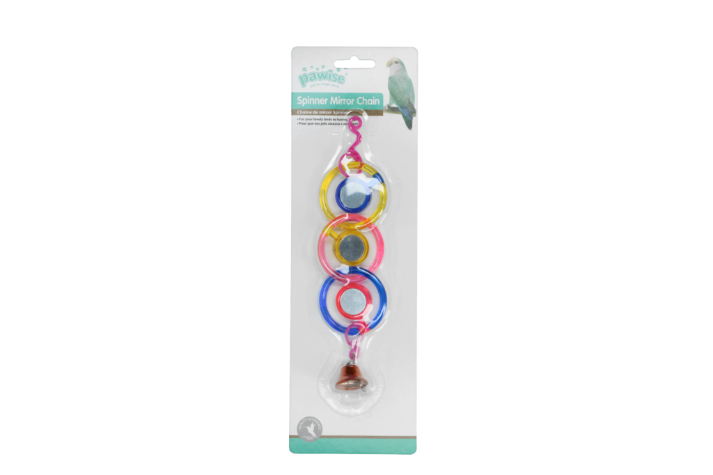 Pawise Spinner Mirror Chain - Speelketting met Spiegeltjes en Belletje - afbeelding 2