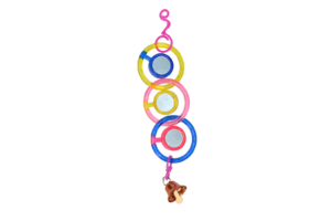 Pawise Spinner Mirror Chain - Speelketting met Spiegeltjes en Belletje