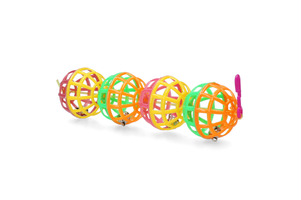 Pawise Balls Hanging - Set van 4 kleurrijke speelballen - afbeelding 2