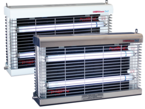 PestWest Chameleon 2x2 SSS RVS met Chroom rooster vliegenlamp