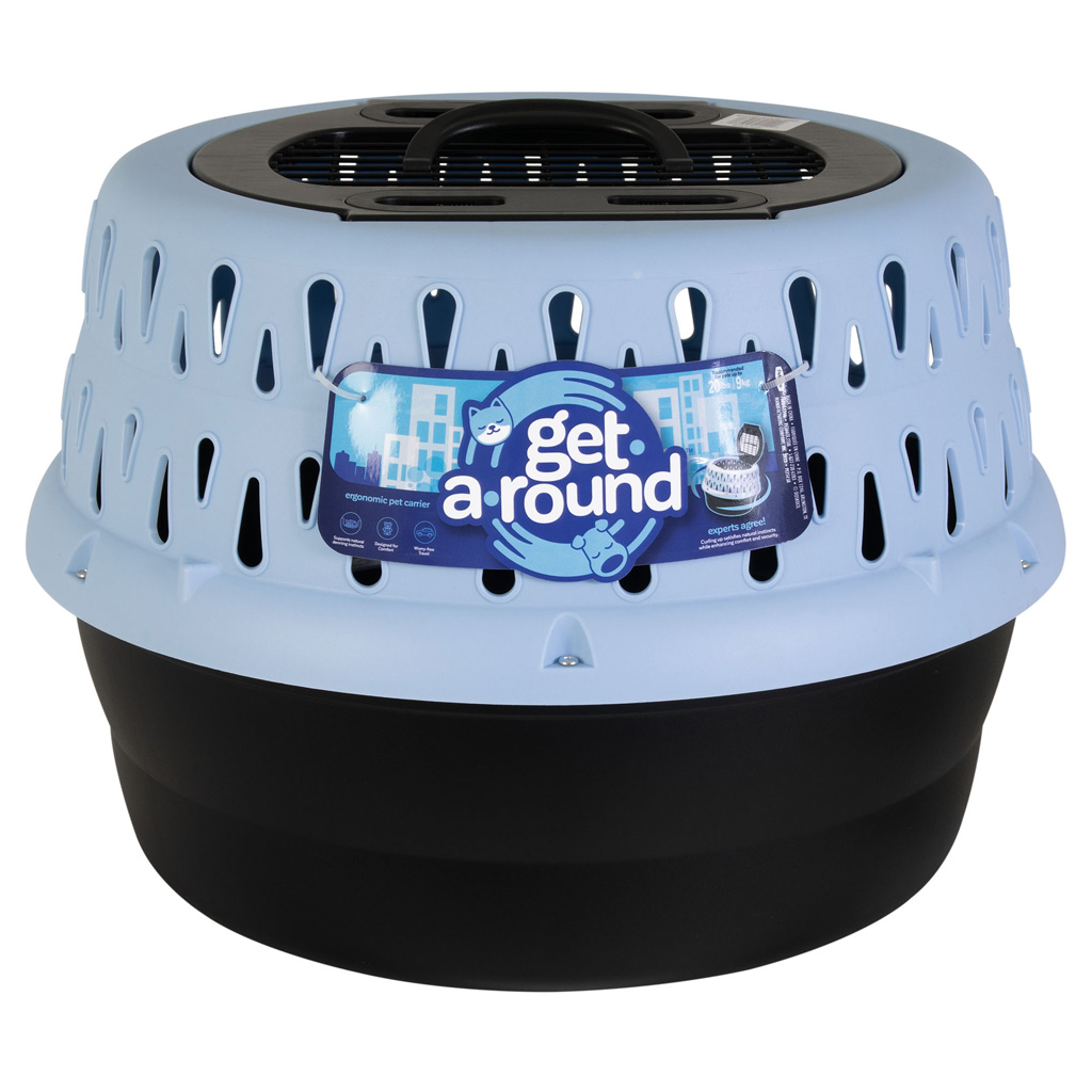 Petmate Get-A-Round Kennel voor katten - Blauw - afbeelding 1